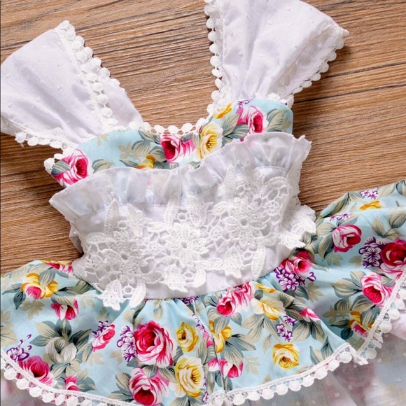 Other - 🌷New White Lace Princess Tea Party Pageant Dress